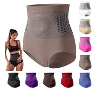 Formende Figurformende Shorts für Damen - Thermo-unterstützende Hose mit Hochbund & Bauchkontrolle, nahtlose Unterwäsche-Shorts, Kompressions-Körperformung für Yoga, formgebende Unterwäsche-Shorts