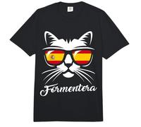 Formentera Ibiza España Funny Cat Vacaciones Comfort Colors Adult Heavyweight T-Shirt