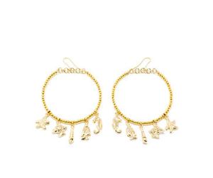 FORMENTOR pendientes #oro brillo