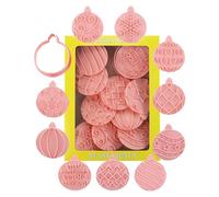 Formes de biscuits de Noël | Emporte-pièces en forme d'ampoule de Noël de dessin animé | Moules à biscuits et tampons pour la cuisine, la pâtisserie, les festivals, les fêtes et la décoration.