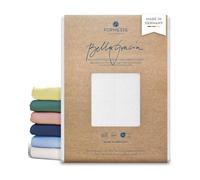 Formesse - Bella Gracia - Sábana bajera, algodón, Weiss, 180x200 - 200x220 cm