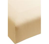 FORMESSE Sábana bajera ajustable de jersey Bella Donna 90/190 cm - 100/220cm (Natural) beige
