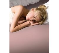 FORMESSE Sábana bajera ajustable de jersey Bella Donna 90/200 cm - 110/220 cm (Rosa palo) rosa