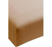 FORMESSE Sábana bajera ajustable de punto Bella Donna 140/200 cm - 160/220 cm (Champiñón) beige