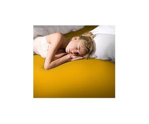 FORMESSE Sábana bajera ajustable de punto BELLA DONNA 140/200 cm - 160/220 cm Curry amarillo