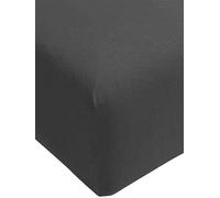 FORMESSE Sábana bajera ajustable de punto Bella Donna 180/200 cm - 200/220 cm (Antracita) gris