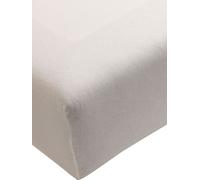 FORMESSE Sábana bajera ajustable de punto Bella Donna 180/200 cm - 200/220 cm (Gris perla) gris