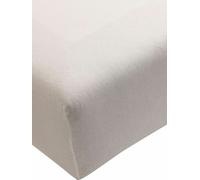 FORMESSE Sábana bajera ajustable de punto Bella Donna 90/190 cm - 100/220 cm (Gris) gris