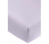 FORMESSE Sábana bajera ajustable de punto Bella Donna 90/190 cm - 100/220 cm (Lila) lila