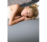 FORMESSE Sábana bajera de jersey BELLA DONNA 140/200 cm - 260/220 cm Gris claro gris