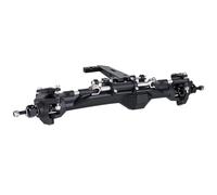 FORMIAHA Eje Recto del Portal Trasero Delantero De Plástico con Soporte Servo For 1/10 RC Crawler Axial SCX10 D90 For Va-nquish H10 Optic(Front Straight Axle)