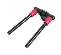 FORMIAHA Kit De Mango Frontal Plegable For Patinete Eléctrico For KU-GOO M4, Hebilla De Barra con Mango Plegable, Accesorios De Repuesto A Juego(Black Red)