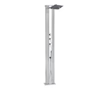 FORMIDRA Dada Straight Hybriddusche Ducha Solar 40L Aluminio Ducha Pie Base