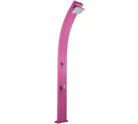 FORMIDRA Ducha Solar 30L Primavera Aluminio Ducha de Jardín Piscina Fucsia