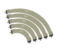 Formold redondo de plástico para carpintería redondeo de esquinas interiores y exteriores en recorte de armario con múltiples opciones de borde de fresado