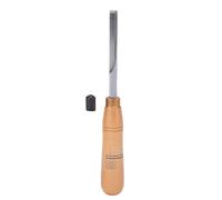 Formón de Ángulo Recto (10mm), Cincel de Esquina con Mango de Madera para Mortajas de Bisagras y Cerraduras de Puertas