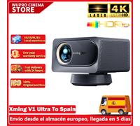 Formovie Xming V1 Ultra proyector 1100ANSI lúmenes HDR LED para cine portátil en casa MEMC 4K 2 + 32GB Wifi6 Dolby Audio proyector láser Dark Gray