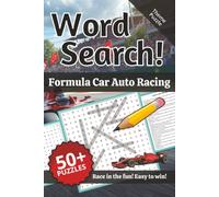 Formula Car Auto Racing Word Search: Words and Definitions of Formula Auto Racing: Word Puzzle Book | 110+ pages | 50+ puzzles | 6x9 |Race in the fun! Easy to win! (Learning)