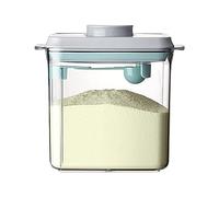 Formula Container - ABS, 5.94x4.76x6.26in Airtight Container Portable | Milk Powder Dispenser With Scoop Scraper, Feeding Storage For Home, Kitchen, Nursery, Pantry, Travel, Childcare
