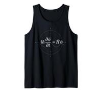 Fórmula de física cuántica de la ecuación de Schrodinger Stem Camiseta sin Mangas