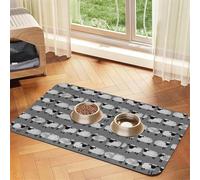 Fórmula de física matemática,Tapete Impermeable para Comida de Mascotas, manteles Individuales para Comida y Agua para Perros y Gatos, tapetes de Cuero sintético para Comida.,40x60cm