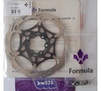 Formula - Disco 2 Piezas/2 Pieces Nero / Negro 6 Tornillos / 160/180/203mm-6