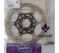 Formula - Disco 2 Piezas/2 Pieces Nero / Negro 6 Tornillos / 160/180/203mm-6