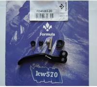 Formula - Leva Freno Original CURA/CURA 4 Glossy Black con Viti FD40283-20 - NEW