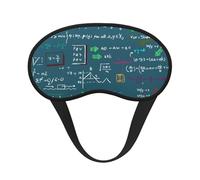 Fórmula matemática impresa, Cubiertas oculares completas, antifaces para dormir que bloquean la luz, orejeras opacas para dormir