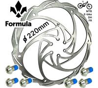 Formula Monolitic Fahrrafd MTB Ebike Dh Fr Cura Disco de Freno 6-loch 220mm