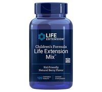 Fórmula para niños Life Extension Mix, Natural Berry - 120 tabletas masticables