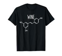 Fórmula química del vino Química orgánica Molécula de vino Camiseta