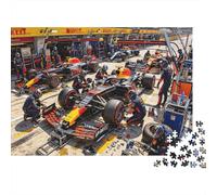 Formula Racing Puzzle 1000 Piezas Material Reciclable Pit Stop Adulto Jigsaws Family Tiempo de Juego Accesorios Interesting Family Juego for Women 70x50cm/1000pcs