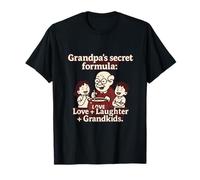 Fórmula Secreta del Abuelo Amor + Risa + Nietos Camiseta