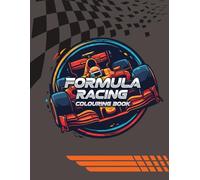 Formula Style Rwcing Colouring Book - Children’s activity book - Race car
