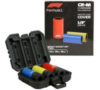 Formula1 Juego de Dados para Impacto 17mm 19mm 21mm 1/2" In 3 Piezas