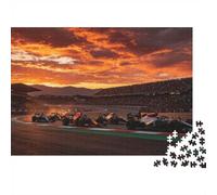 Formulaa Race 1000 Piezas Jigsaw Puzzle Recycled Stadium Canvas Senior Puzzles Juego de Fiesta Props Desarrolla la Inteligencia de los Niños Educativo Fun 38x26cm/1000 Piezas