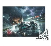 Formulaa Race 1000 Piezas Jigsaw Puzzles Recycled Lewishamiltonn Senior Puzzles Family Gaming Time Props Juego de Fiesta Props para Adultos and Age 10 Up 38x26cm/1000 Piezas