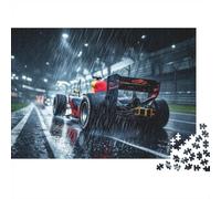 Formulaa Race Jigsaw Puzzles 1000 Piezas Recycled Paper Grid Car Racing Puzzle for Boy & Girl Ages 6 Years Up Educativo Game Challenge Fun Juego en Familia 52x38cm/1000pcs