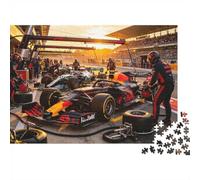 Formulaa Race Jigsaw Puzzles 1000 Piezas Recycled Pit Stop Puzzle para Adultos Puzzle Accesorios para Juegos Impossible Hard Difficult Challenging Fun Game 52x38cm/1000pcs