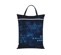 Fórmulas brillantes de física matemática y química,Bolsa de viaje para ropa sucia, bolsa plegable para ropa sucia
