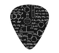 Fórmulas de cálculo de química. Banda sonora. Púas de guitarra. Púas para bajo. Palas para tocar la guitarra (12 unidades).