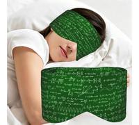 Fórmulas de ecuaciones matemáticas, Antifaz para dormir, ideal para el hogar, viajes y trabajo por turnos. Cubre completamente los ojos y bloquea la luz.