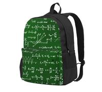 Fórmulas de ecuaciones matemáticas,Mochila con bolsillos, mochila informal para el día a día, resistente al agua, ideal para la escuela, viajes