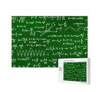 Fórmulas de Ecuaciones matemáticas,Rompecabezas de Madera de 300 Piezas, Juego Familiar, Rompecabezas para Adultos, Adolescentes, decoración del hogar