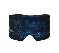 Fórmulas de química, física y matemáticas brillantes,Máscara para ojos con bloqueo de luz y protección ocular completa para dormir, orejeras y ojos.