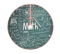 Fórmulas de teoría de matemáticas, lecciones de matemáticas, impresión de palabras, falda de árbol de Navidad, decoración de Navidad, para fiestas de invierno y Año Nuevo.