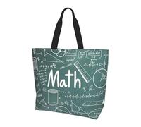 Formulas Formulas Teoría Matemáticas Lección Palabras Impresión Gran Capacidad Bolsa de Hombro Uso Diario Viajes Trabajo Ligero Casual Salidas Compras