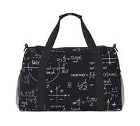 Fórmulas matemáticas sin Fisuras con Formas geométricas,Bolsas Deportivas, Bolsos de Viaje Deportivos Cruzados de Mano, Bolsas de Viaje de Gran Capacidad para Mujeres y Hombres.
