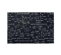 Fórmulas matemáticas sin Fisuras con Formas geométricas, Rompecabezas de 1000 Piezas, Rompecabezas de Madera para Toda la Familia, decoración de Pared para Adultos y Adolescentes.